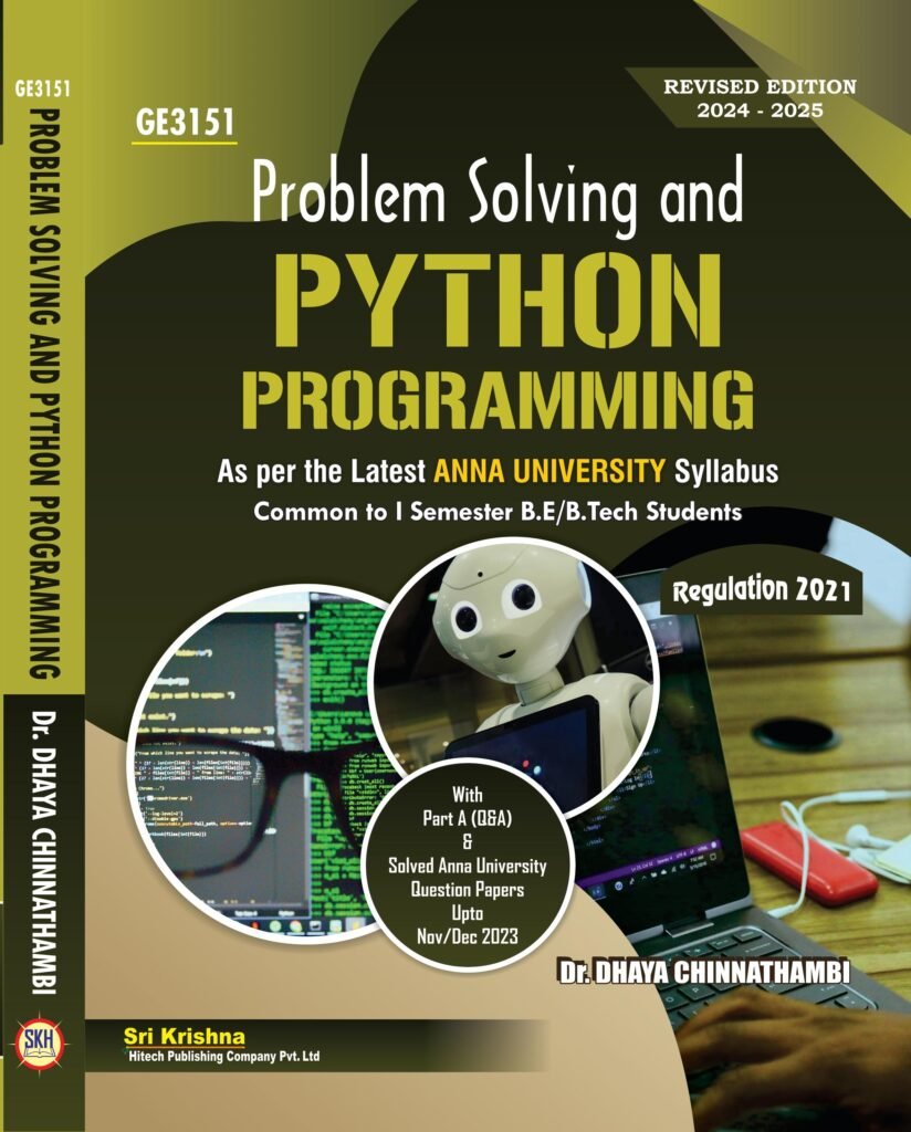 PROBLEM SOLVING AND PYTHON PROGRAMMING - Assendo Book