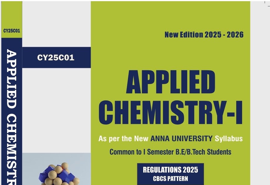 Applied Chemistry – I Applied Chemistry – I