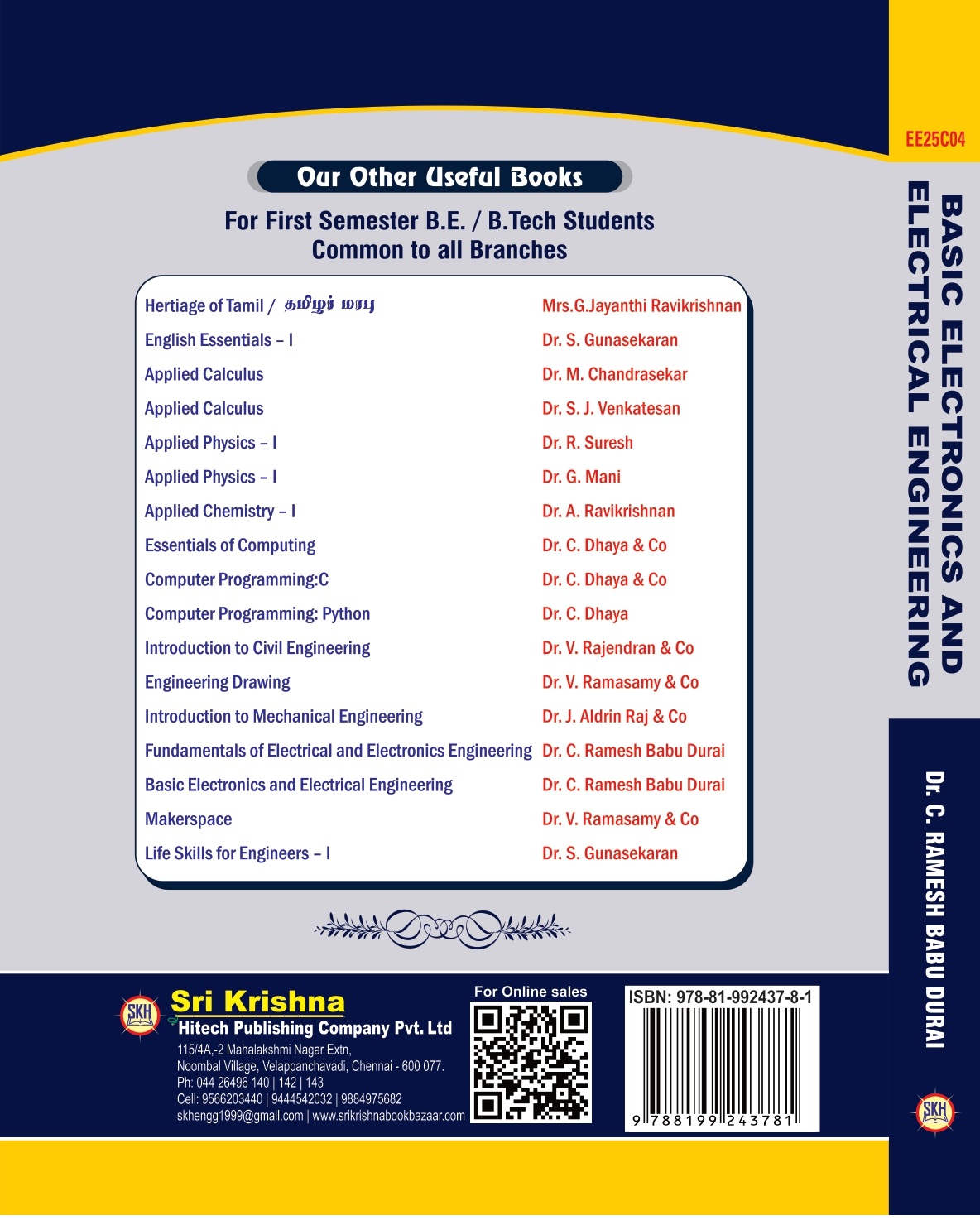 Basic Electrical and Electronics Engineering back Basic Electrical and Electronics Engineering back