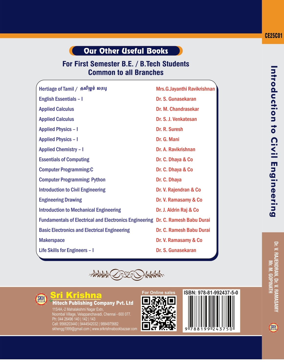 Introduction to Civil Engineering BACK Introduction to Civil Engineering BACK
