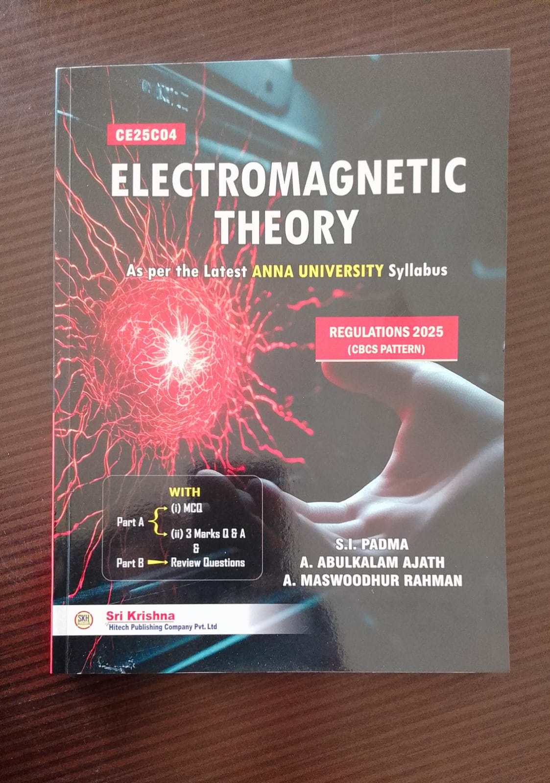 Electro magnetic theory front Electro magnetic theory front